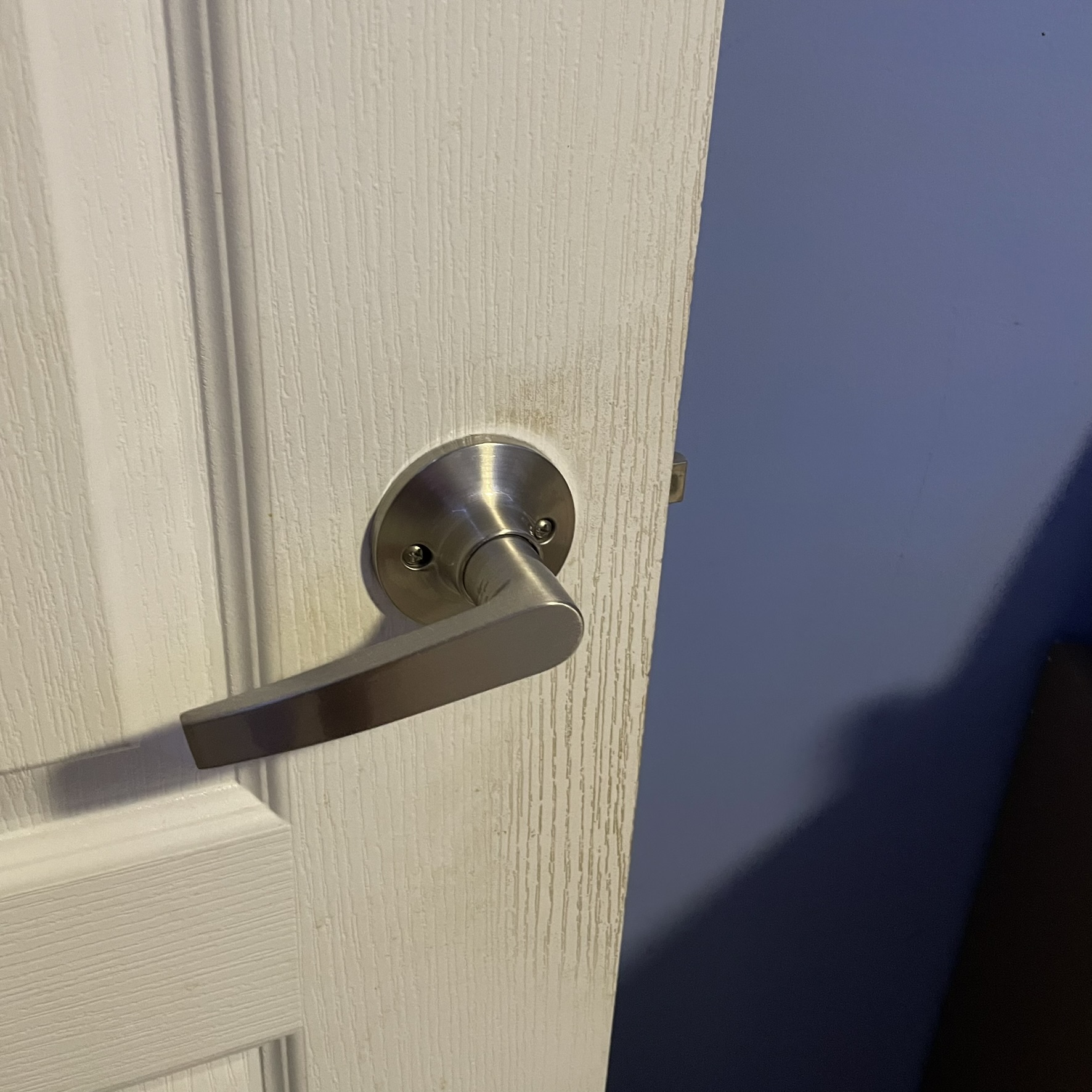 This is my bedroom door which would be used for the environment interaction circuit, this is the open door itself where the battery would be