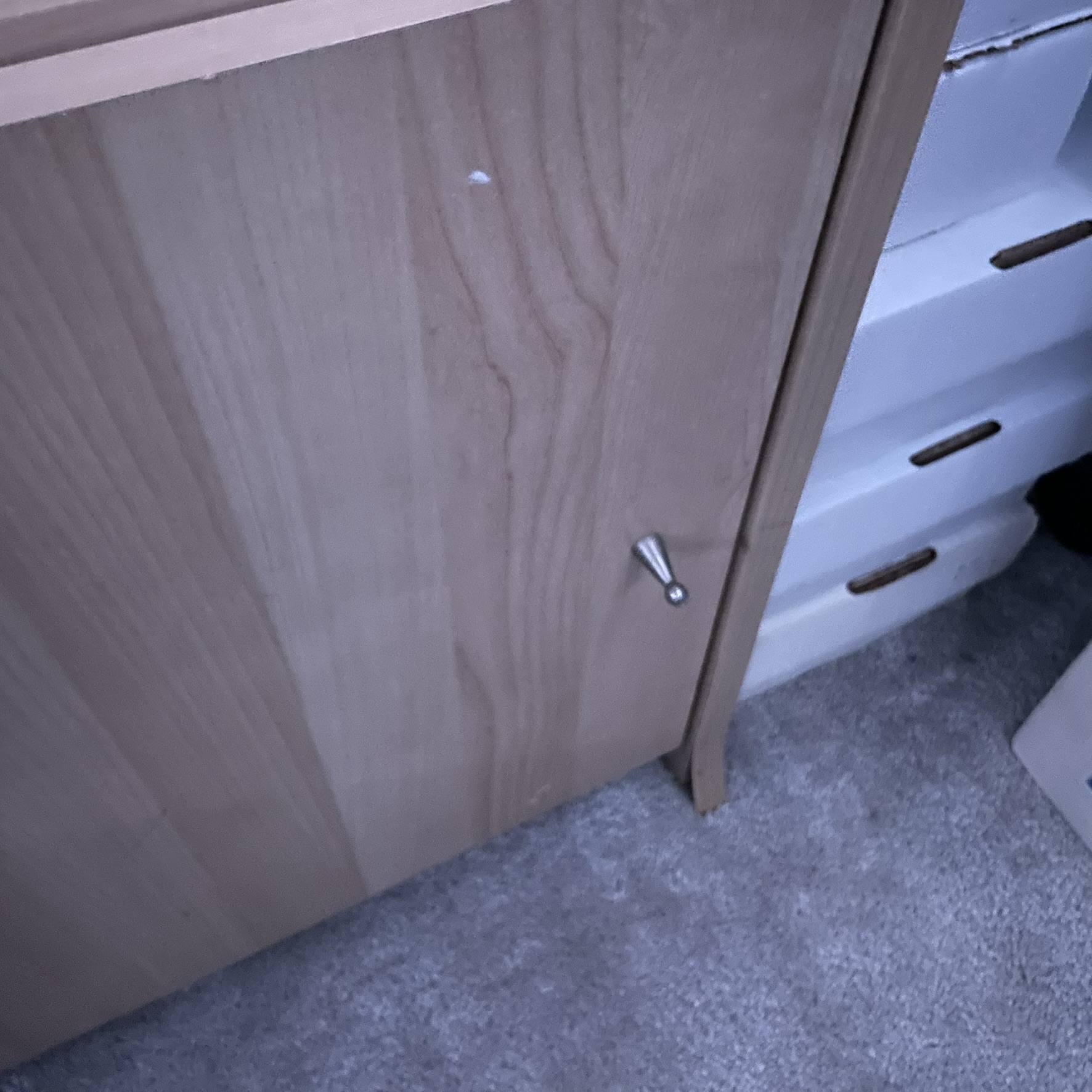 This a bookshelf cabinet and the sound of it being closed