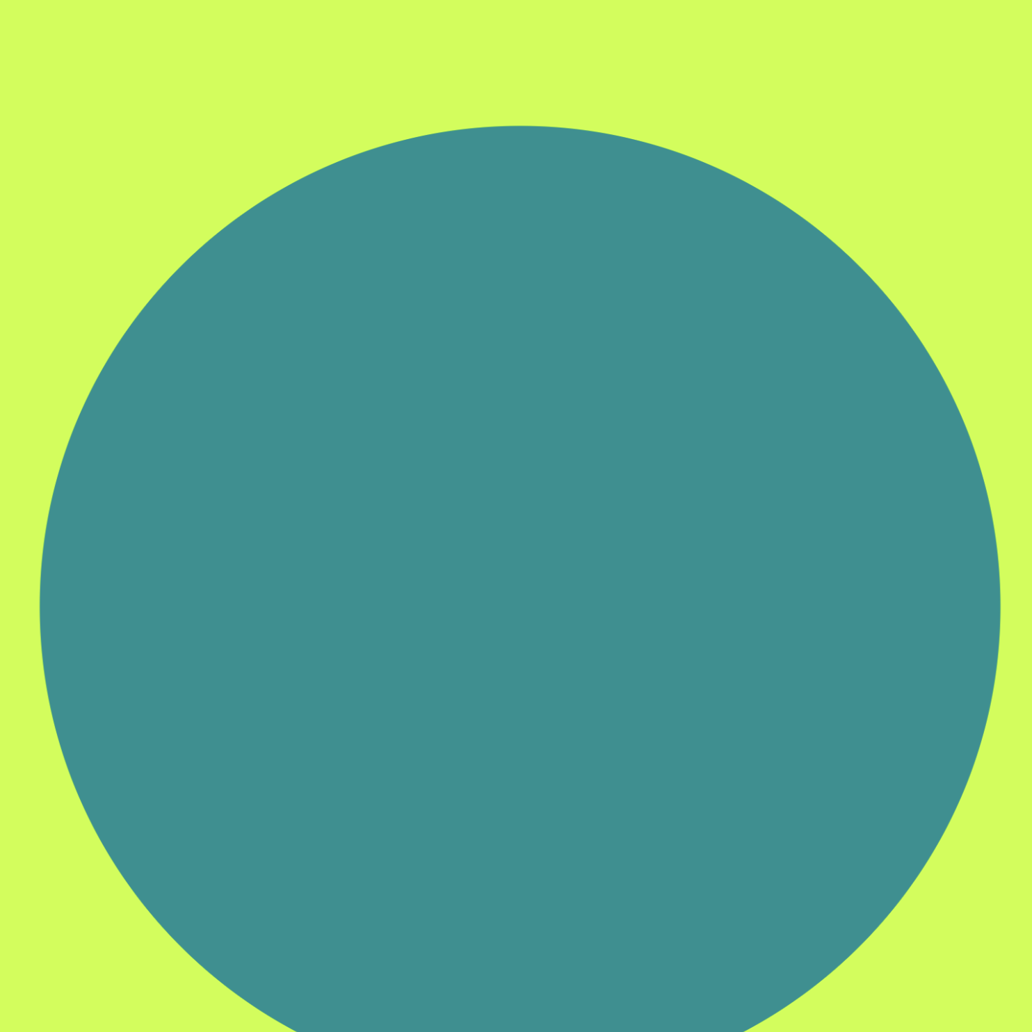 This is the second variation of the sixth, I changed the size to be much larger, the pitch and volume to be higher, as well as the colors of the background and ellipse to change.