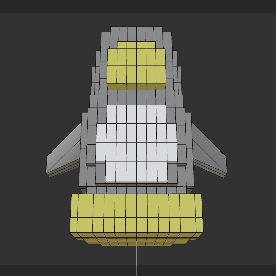 Penguin plush 3D angle 6