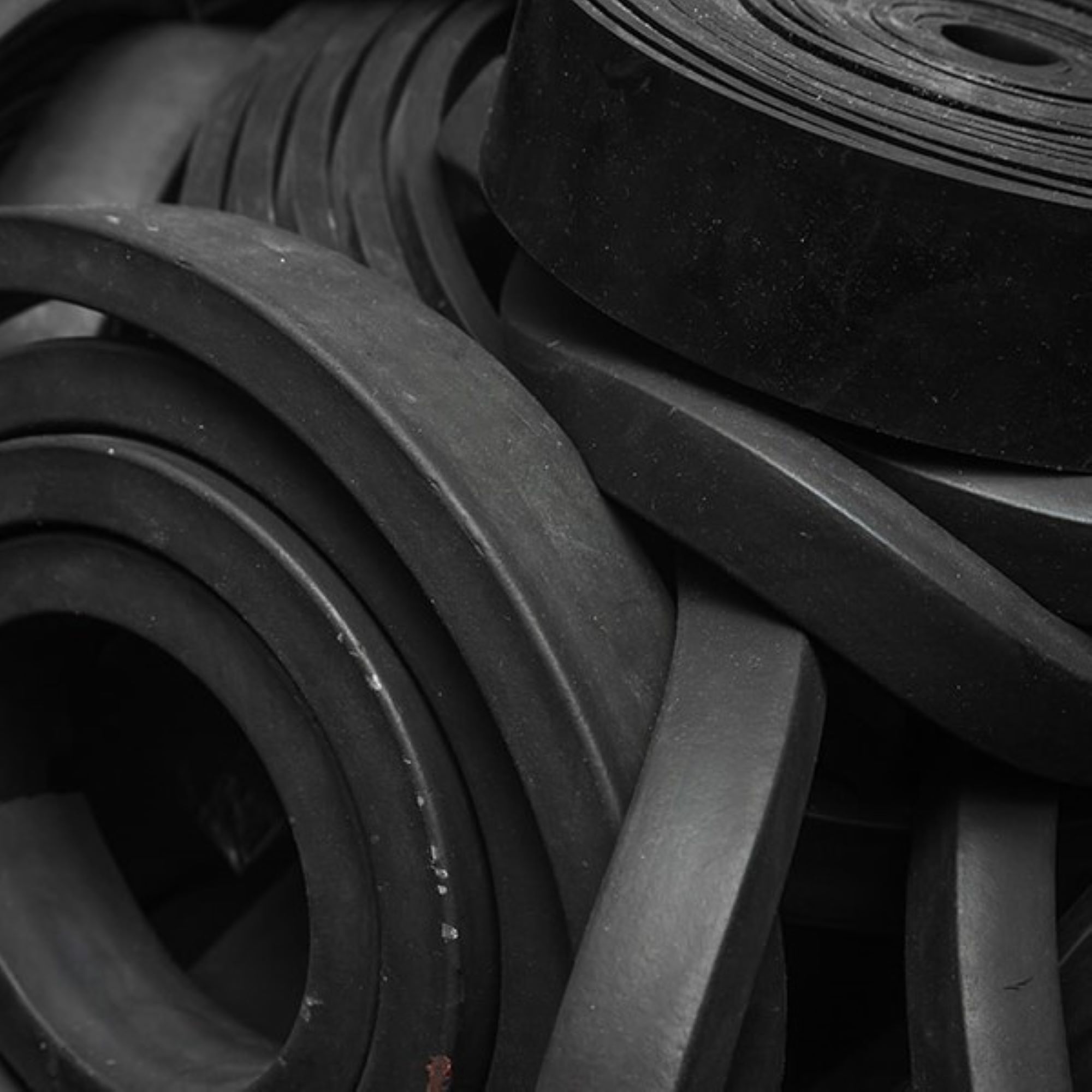 While rubber isn't a main material in my objects it is similar to some of the materials used