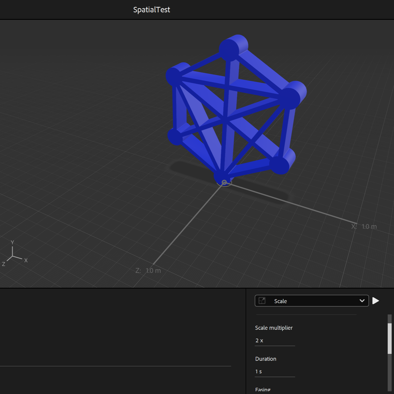 This is an alternate version of the logo with the scale animation